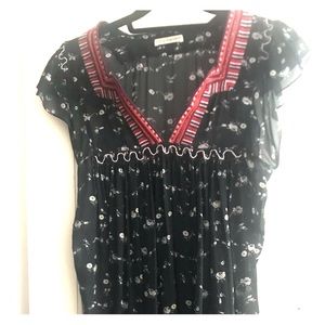 Ulla Johnson embroidered silk blouse